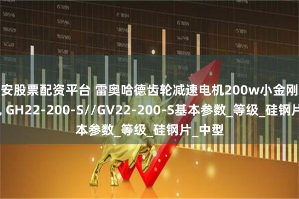 西安股票配资平台 雷奥哈德齿轮减速电机200w小金刚减速电机 GH22-200-S//GV22-200-S基本参数_等级_硅钢片_中型